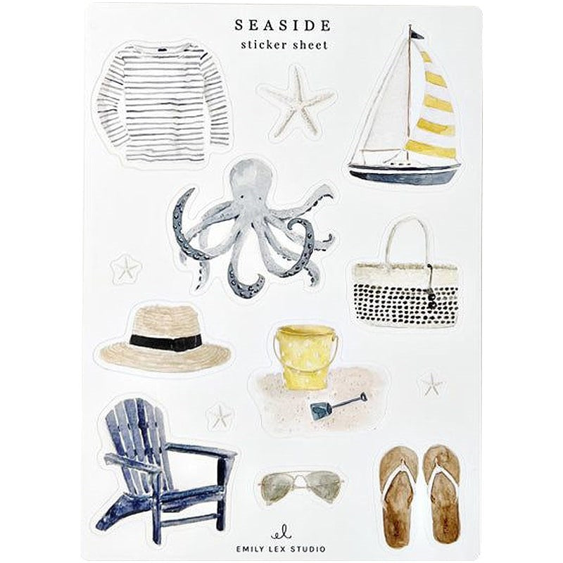 Seaside Sticker Sheets