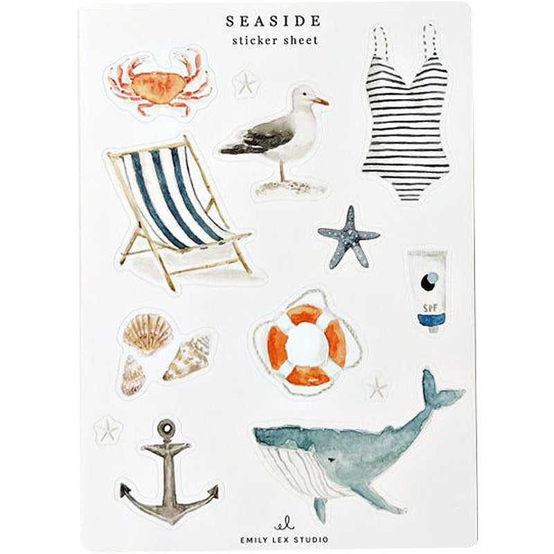 Seaside Sticker Sheets