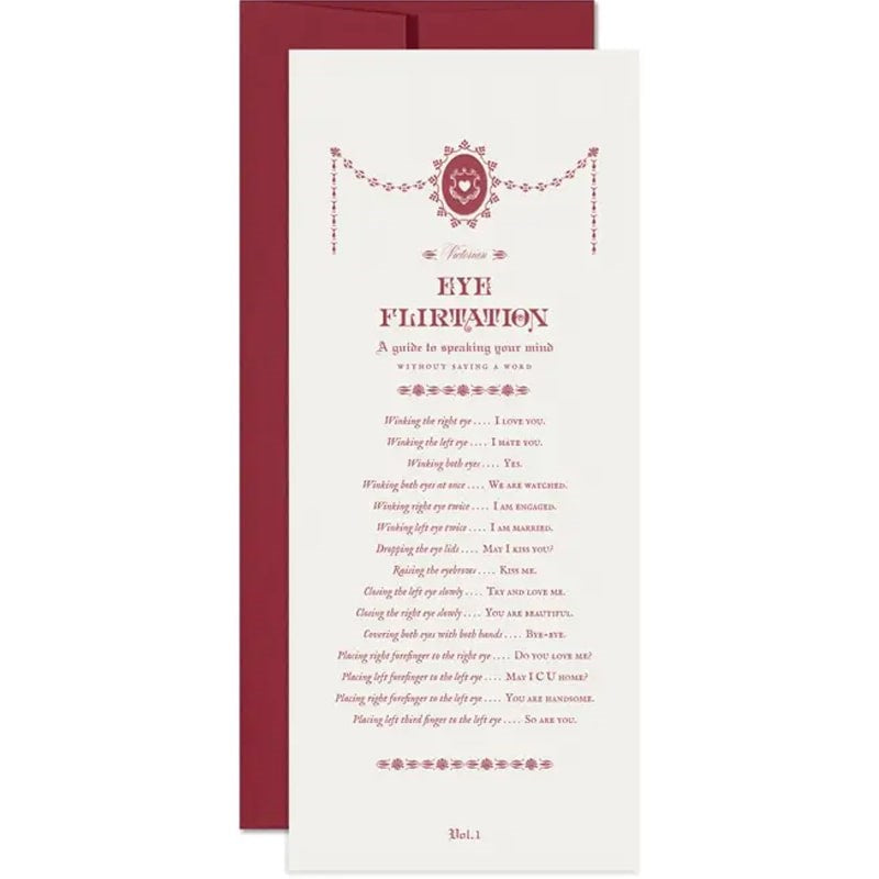 Eye Flirtation Greeting Card