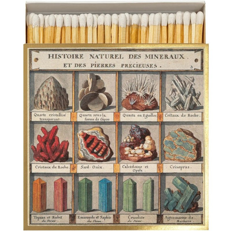 Natural History Museum Minerals Matchbox