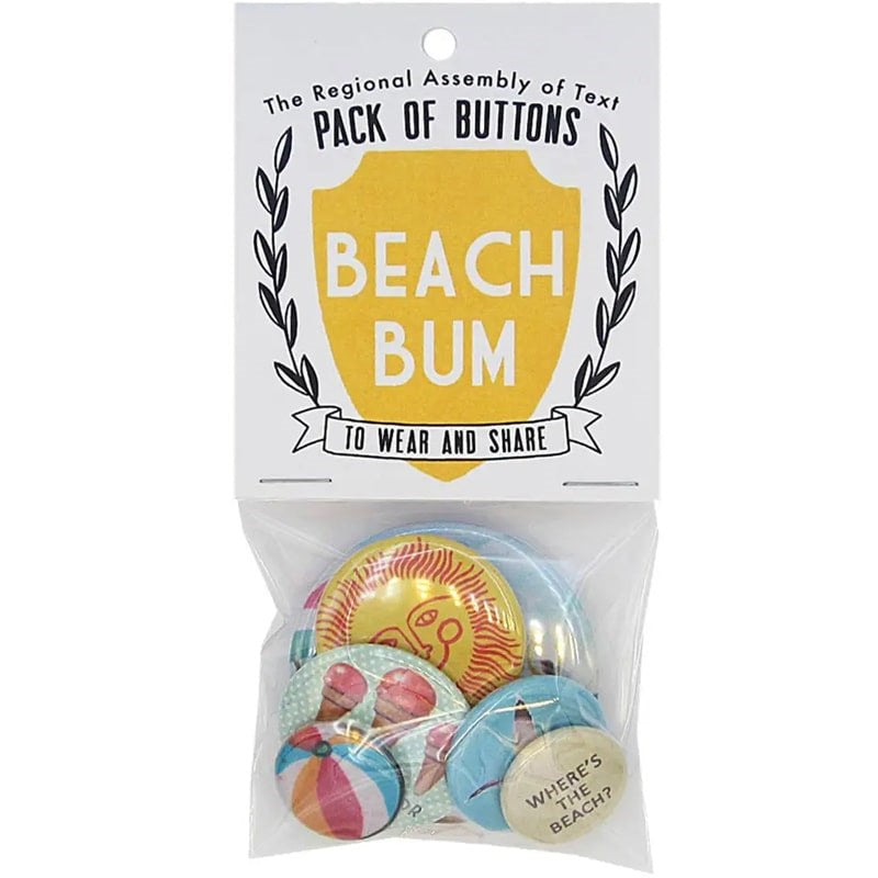 Pack of Buttons - Beach