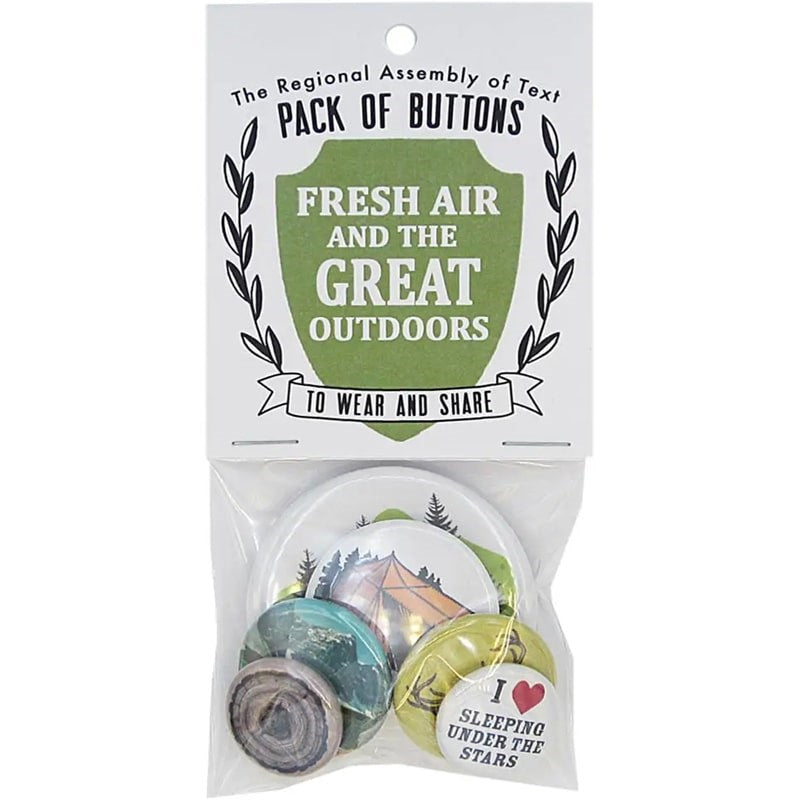 Pack of Buttons - Great Outdoors