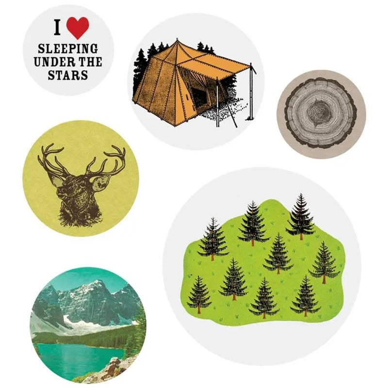 Pack of Buttons - Great Outdoors