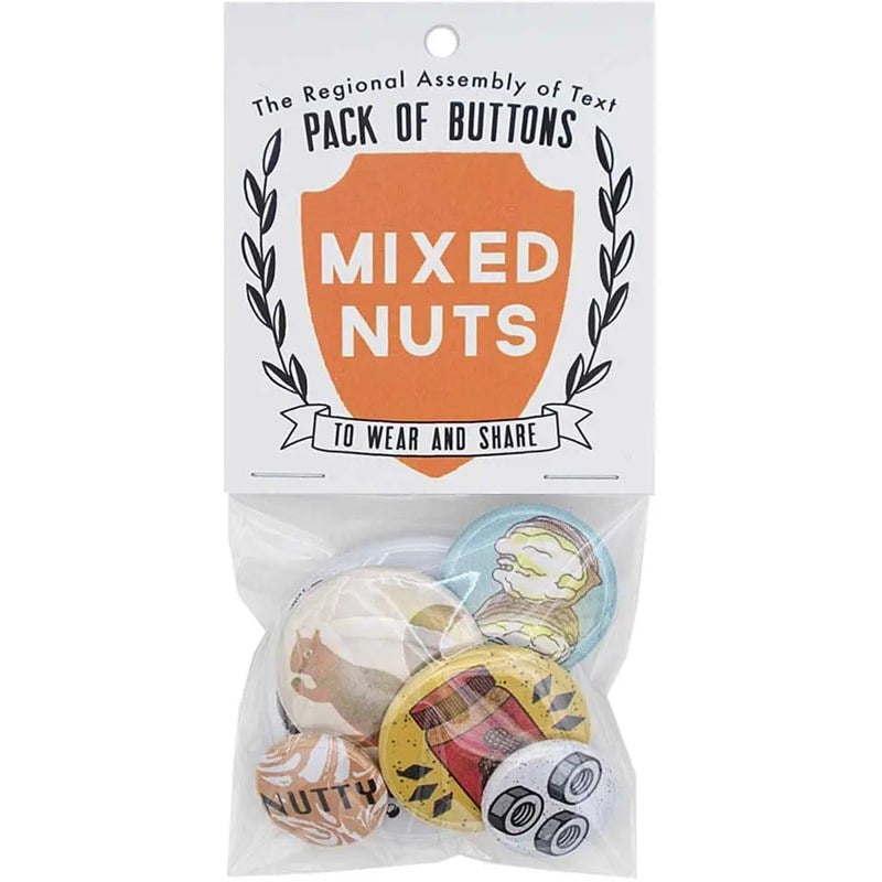 Pack of Buttons - Mixed Nuts