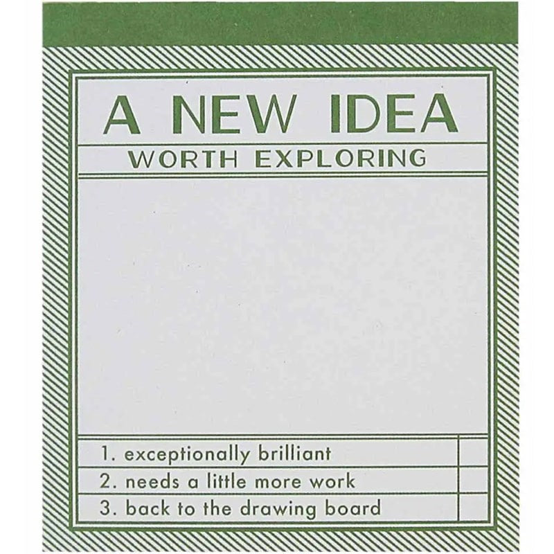 New Ideas Notepad