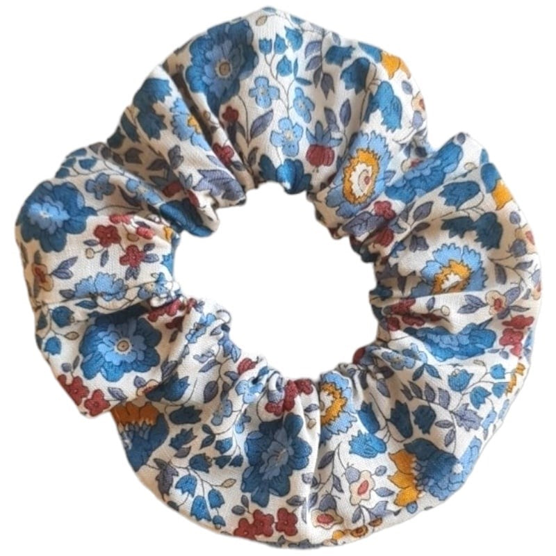 Liberty Linen Hair Tie – D’ango Linen Blue